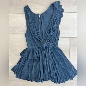 Free People Ruffle Tank